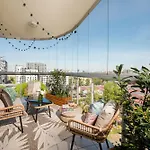 Luxury 2-Bedroom Penthouse Warsaw Skyline 15M Terrace, Garage, Gym, Rooftop & Only 500 M To Metro